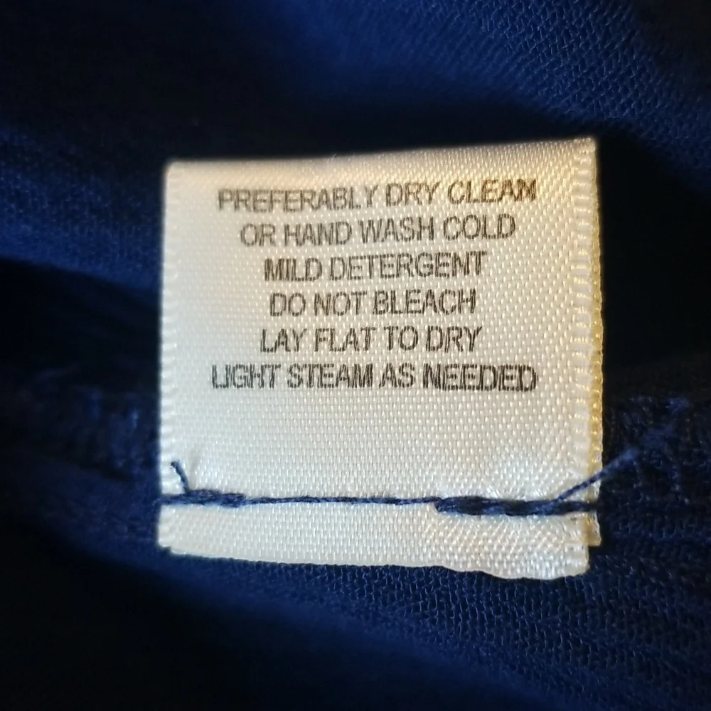 Lovestitch Navy Blue Weekend Mila Sleeveless Maxi Dress Size Small Medium - Picture 12 of 12